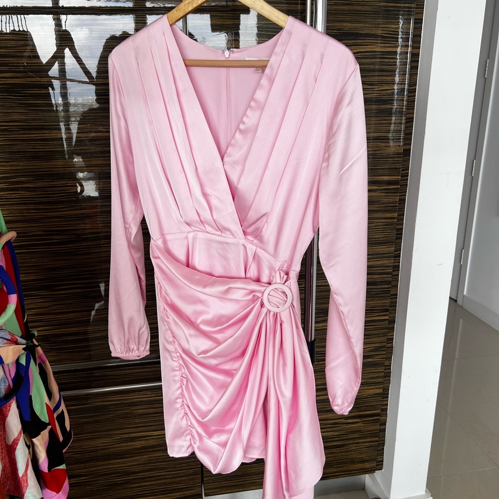 Pink WAYF Cocktail Dress